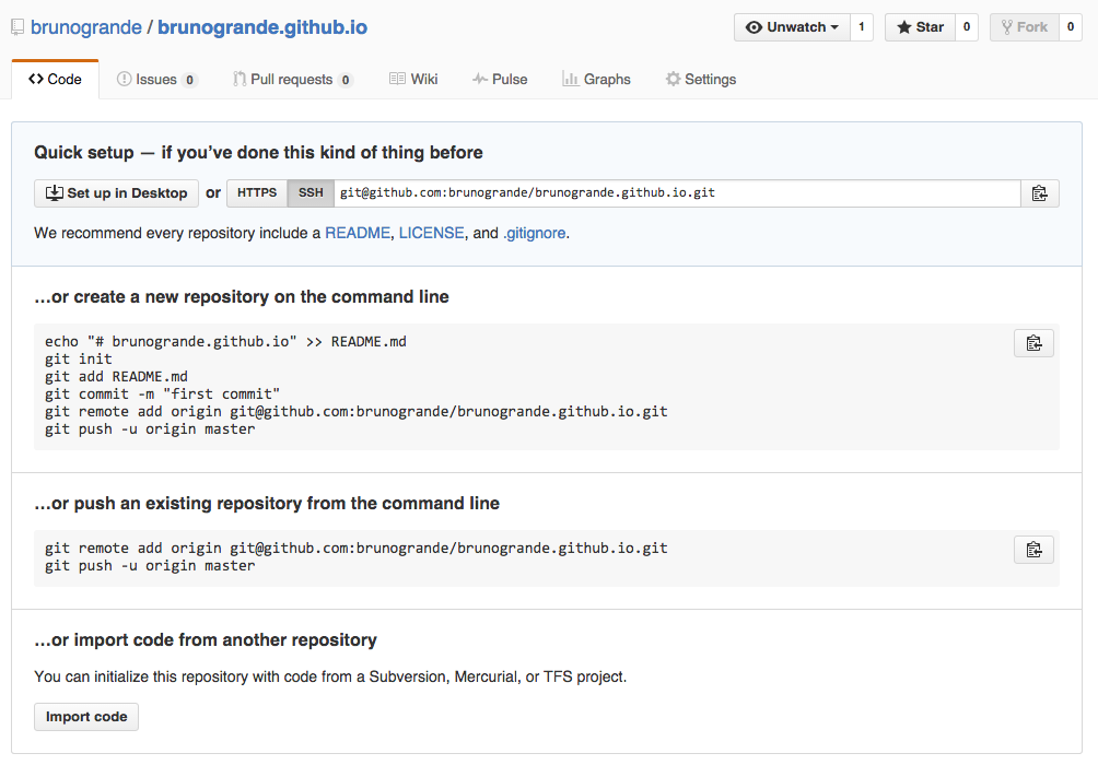 Creating a Repository on GitHub (Step 3)